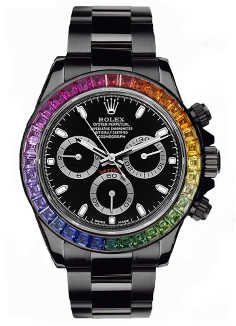 rolex rainbow daytona 116520 dlc-pvd|2008 rolex daytona 116520.